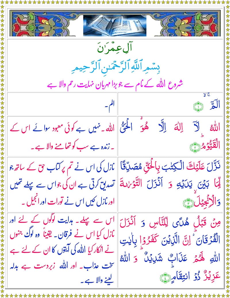 Read Surah Al-Imran Online