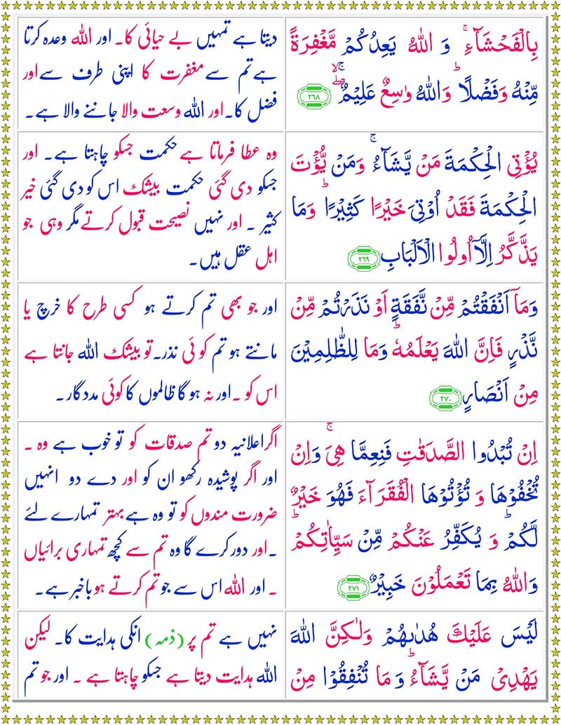 Surah Al Baqarah with Urdu Translation