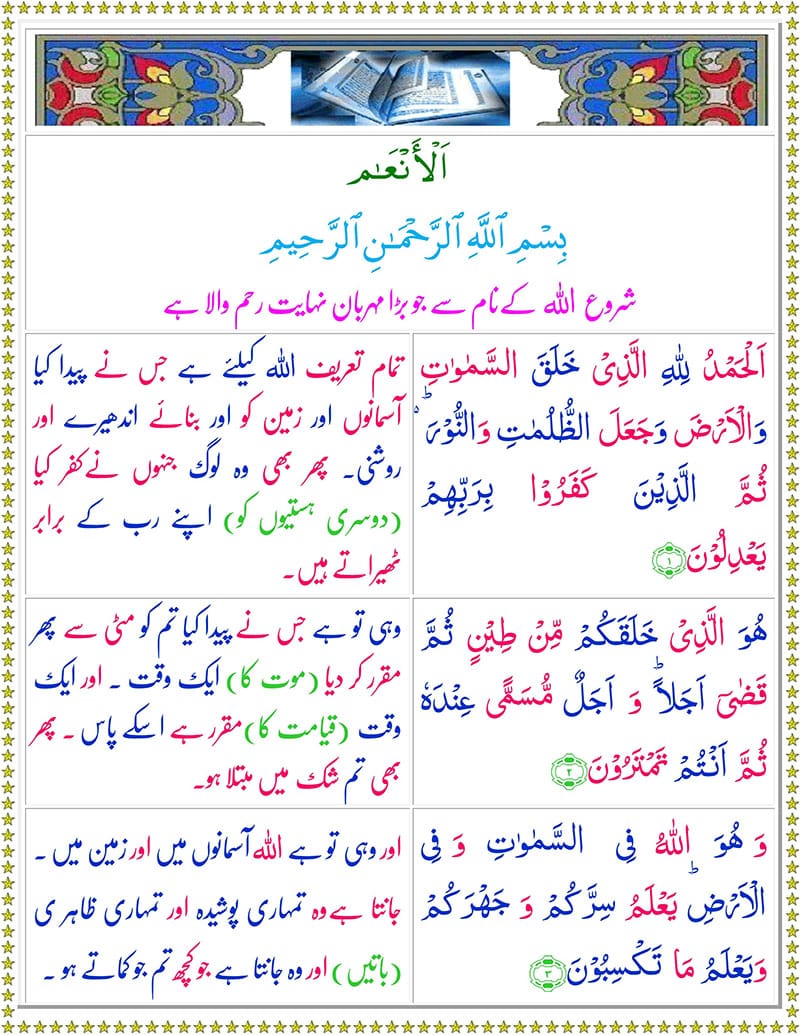 Read Surah Al-An'am Online