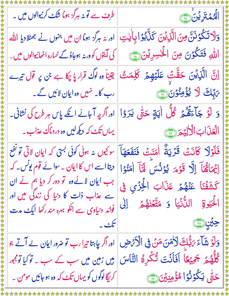 Surah Yunus with Urdu Translation - سُورة یونس