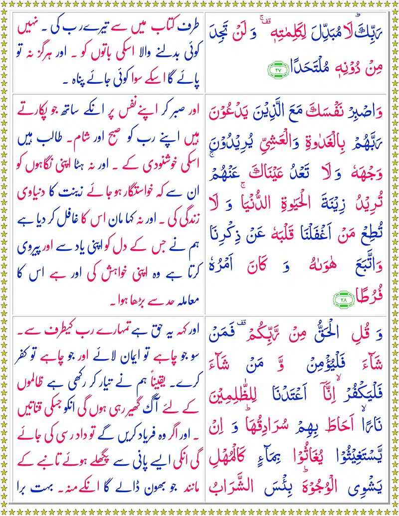 Surah Kahf with Urdu Translation PDF