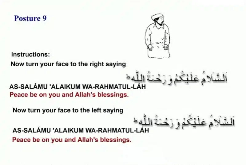 namaz ka tarika in english