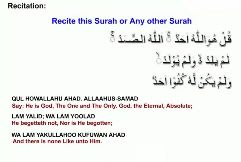 namaz ka tarika in english