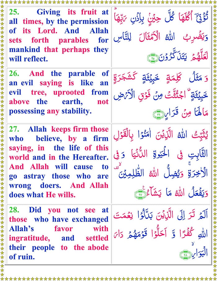 Read Surah-Al-Ibrahim Online