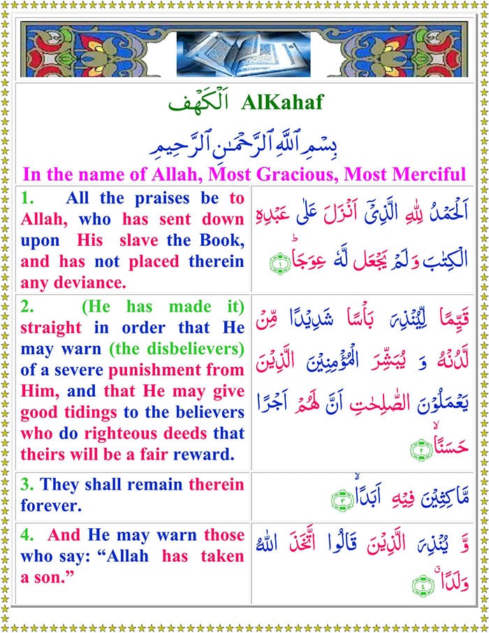 Read Surah Al-Kahf