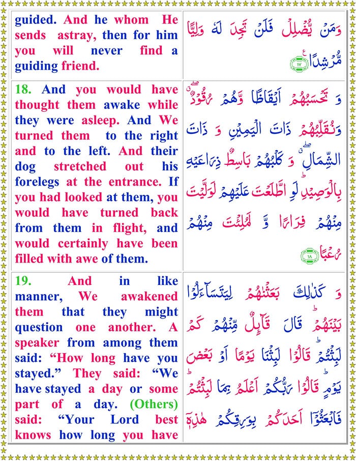 Surah Al Kahf with English Translation