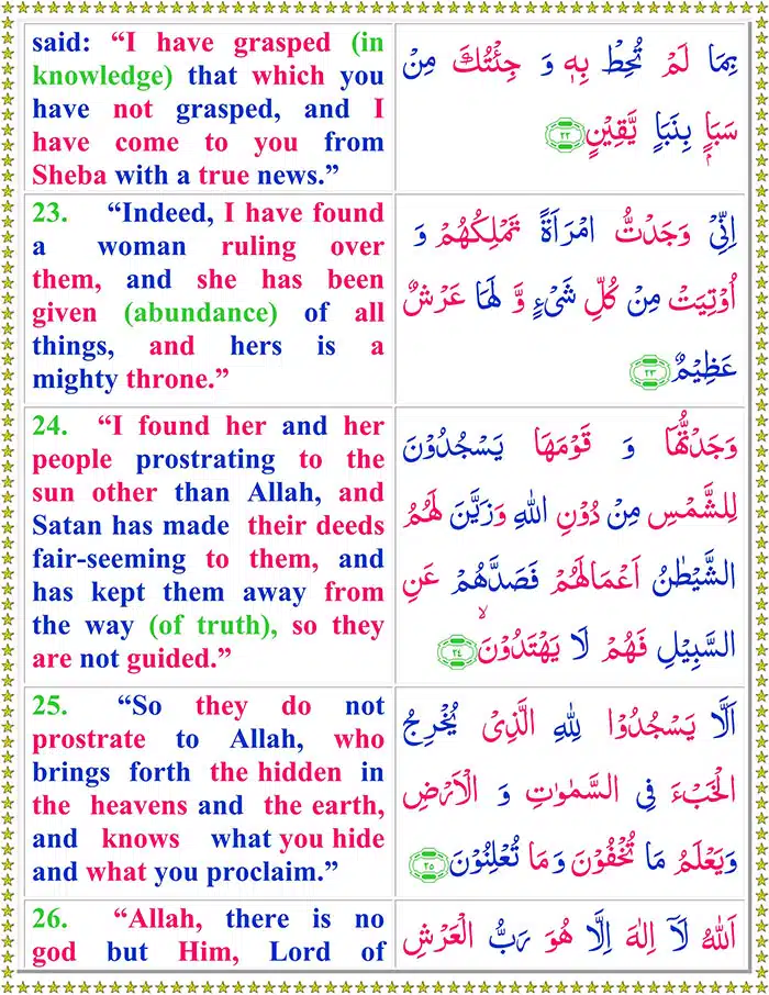 Read Surah An-Naml Online