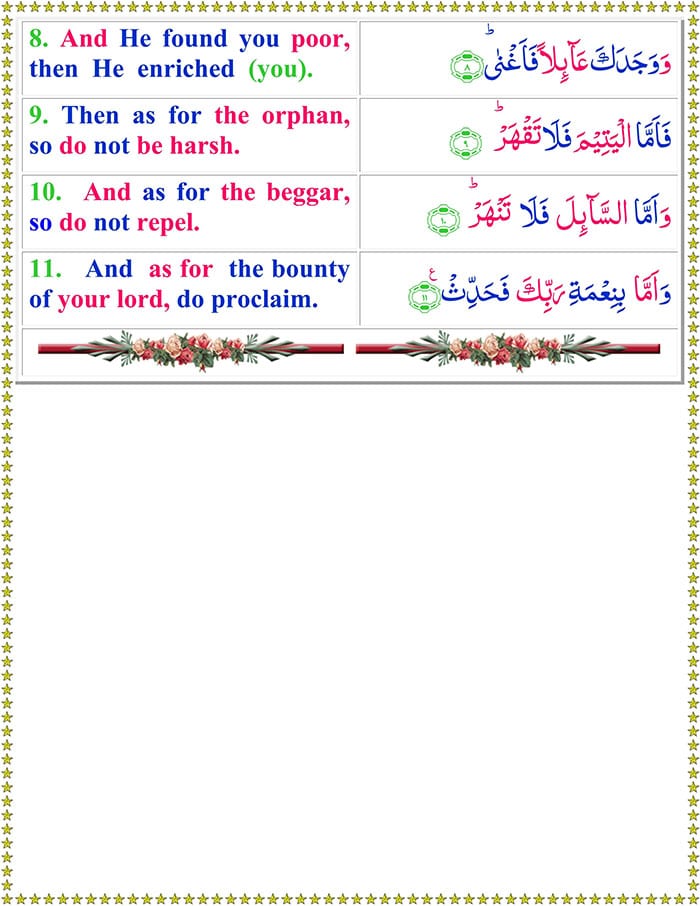 Read Surah Ad-Duha Online