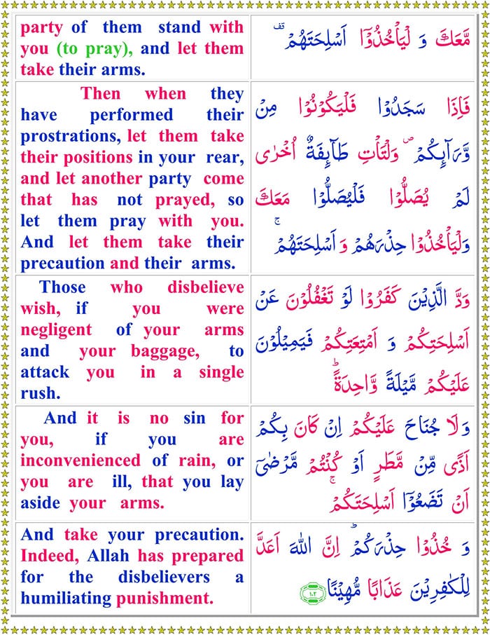 surah an nisa with english translation pdf